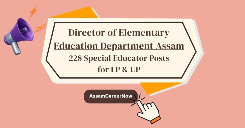 DEE Assam Recruitment 2025