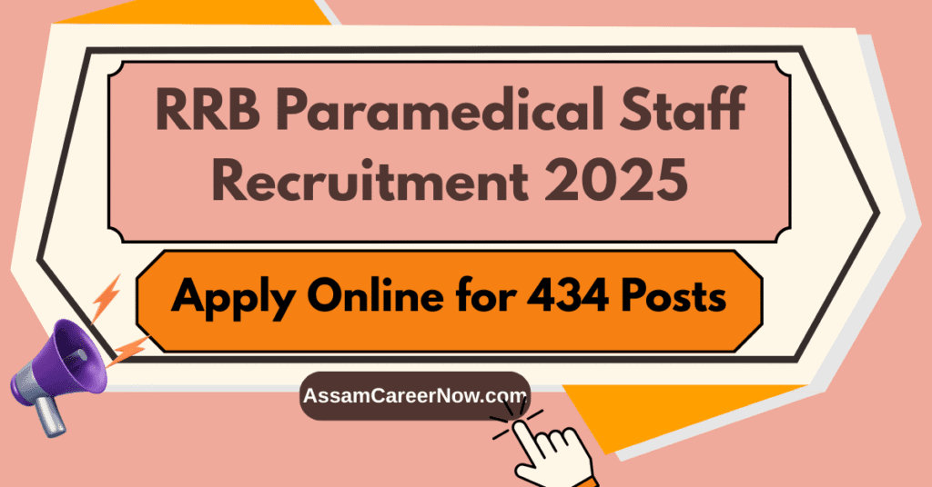 RRB Paramedical Staff Recruitment 2025
