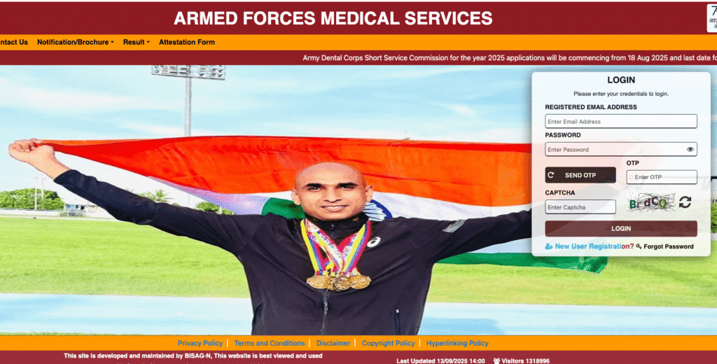 AFMS Medical Officer Recruitment 2025
