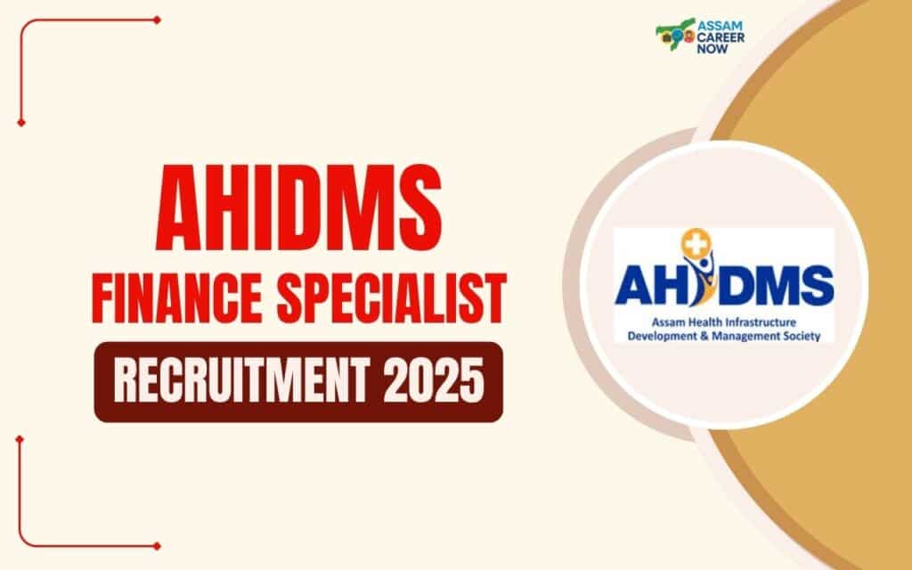 AHIDMS Finance Specialist Recruitment 2025